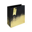 Picture of BLACK GOLD DISTRESSED GIFT BAG